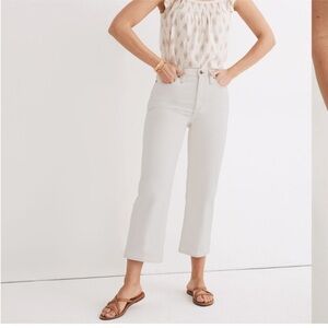 Madewell slim wide leg jeans